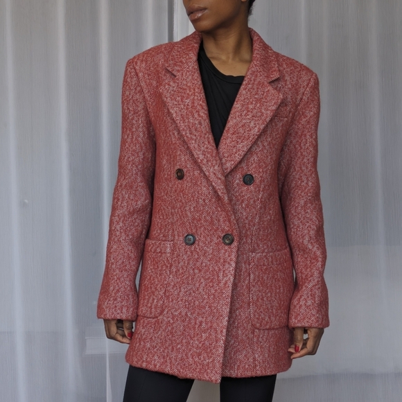 L'Academie Sundar Red Double Breasted Blazer - Revolve | Small - Picture 3 of 7